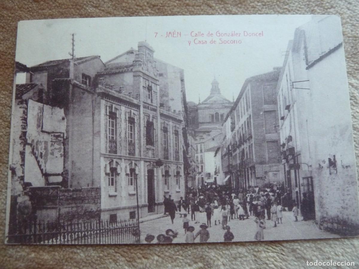 Cartoline: JAEN. 7 CALLE GONZALEZ DONCEL Y CASA DE SOCORRO