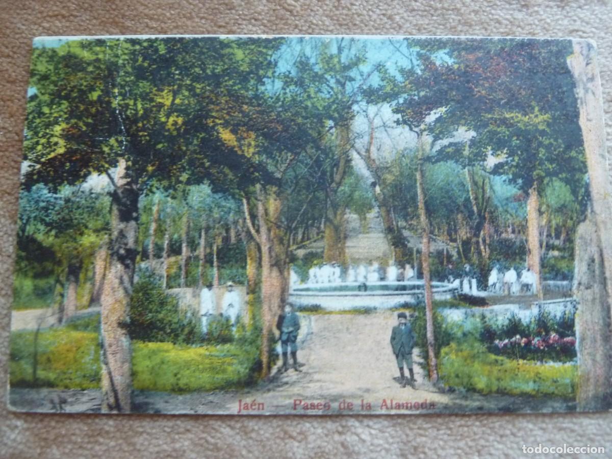 Cartoline: JAEN. PASEO DE LA ALAMEDA 1922