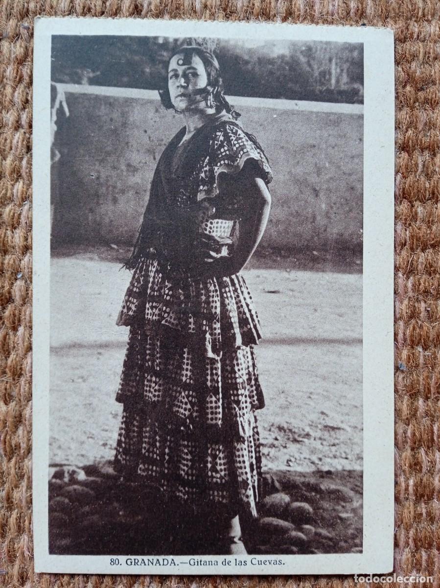 Postales: GRANADA - GITANA DE LAS CUEVAS - ED. GRAFOS - Foto 1