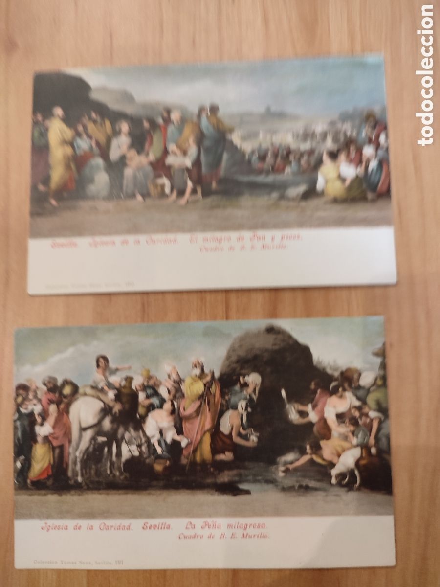 Cartoline: Lote 2 postales Iglesia de la Caridad.Purger and co