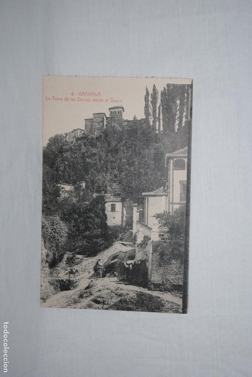 Postales: GRANADA , LA TORRE DE LAS DAMAS . - Foto 1