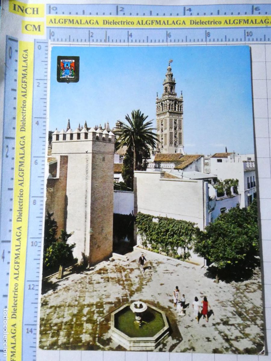 Cartoline: POSTAL DE SEVILLA. A&Ntilde;O 1965. PLAZA DE LA ALIANZA Y GIRALDA 143 ESCUDO ORO. 2752