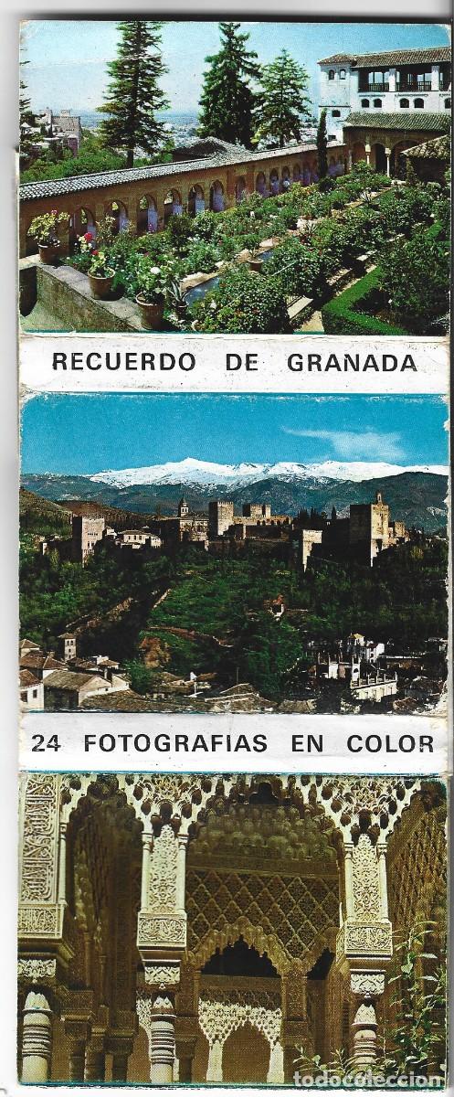 Postales: LIBRO FLEXO CON 24 VISTAS DE GRANADA - Foto 1