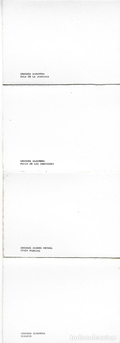 Postales: LIBRO FLEXO CON 24 VISTAS DE GRANADA - Foto 6