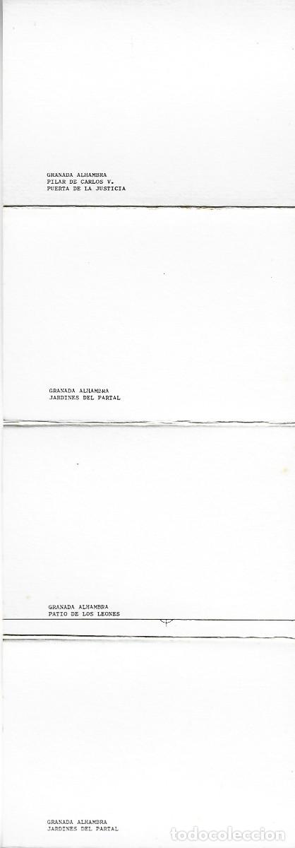 Postales: LIBRO FLEXO CON 24 VISTAS DE GRANADA - Foto 10
