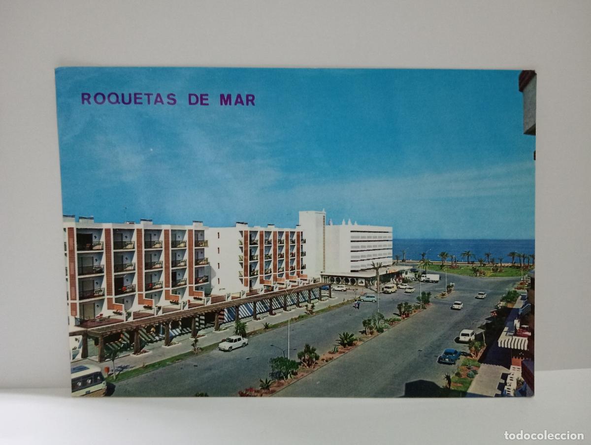 Postcards: TARJETA POSTAL DE ROQUETAS DE MAR, ALMERIA. N&ordm; 4. LAS CHUMBERAS.