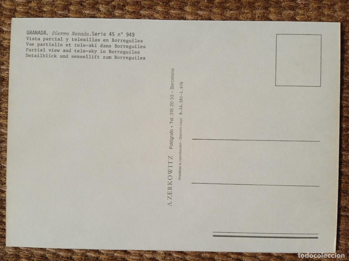 Postales: SIERRA NEVADA - GRANADA - ED. A. ZERKOWITZ - Foto 2
