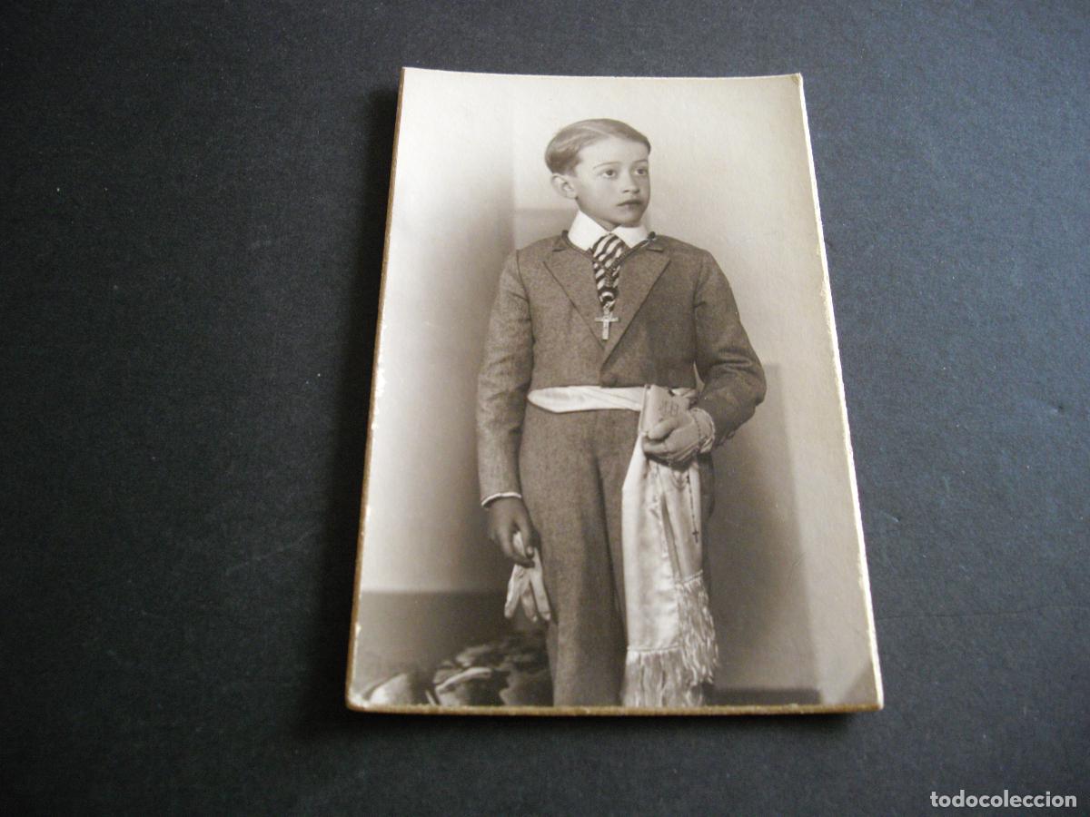 Cartoline: PUEBLONUEVO DEL TERRIBLE CORDOBA RETRATO DE NI&Ntilde;O NAVARRO FOTOGRAFO POSTAL FOTOGRAFICA