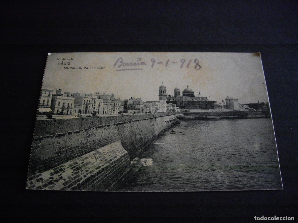 Postales: CADIZ MURALLA PARTE SUR - Foto 1