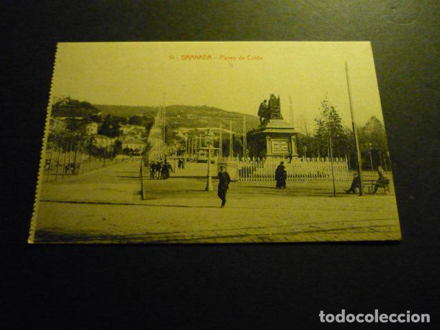 Postales: GRANADA PASEO DE COLON - Foto 1