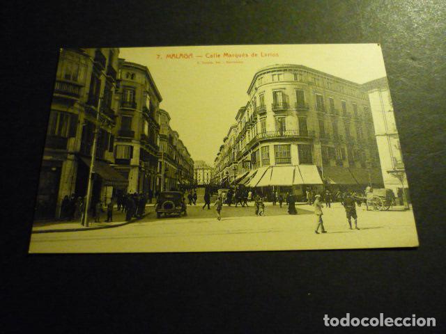 Postkarten: MALAGA CALLE MARQUES DE LARIOS
