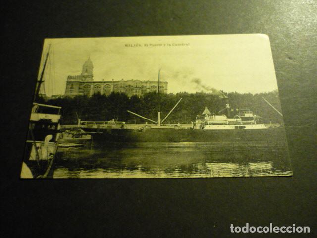 Postales: MALAGA EL PUERTO Y LA CATEDRAL - Foto 1