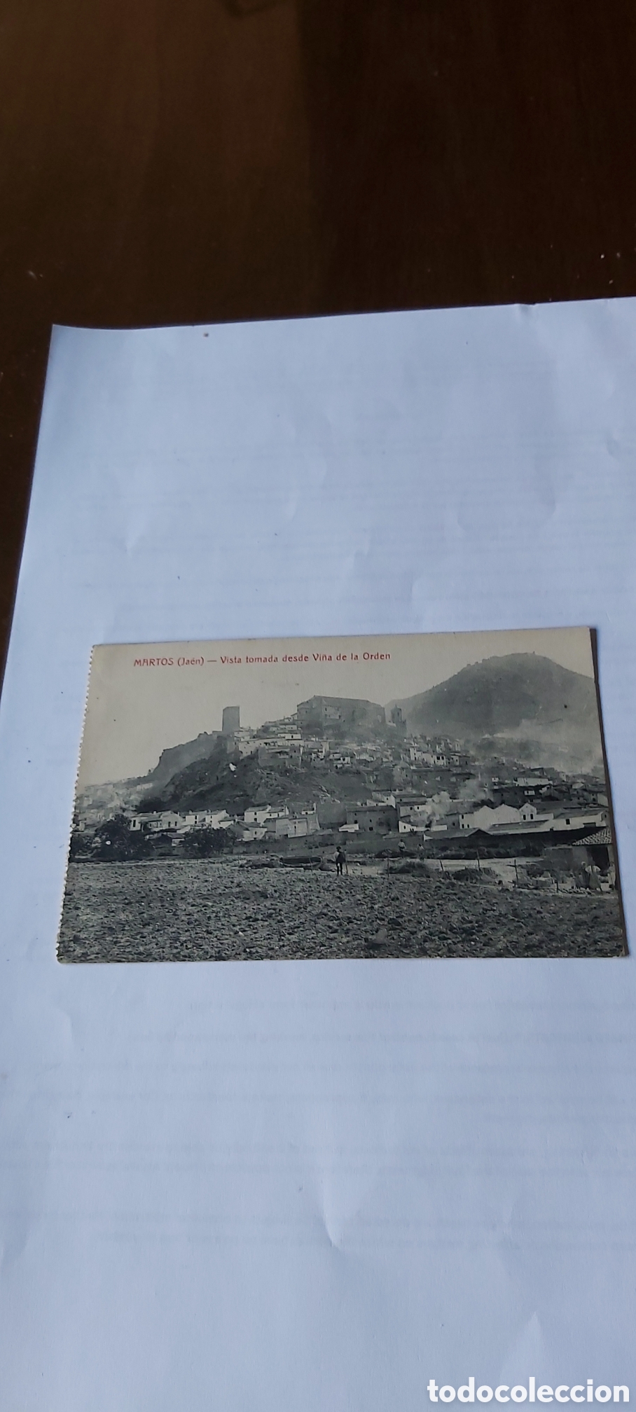 Postkarten: POSTAL MARTOS JAEN VISTA TOMADA DESDE VI&Ntilde;A DE LA ORDEN EDICION MOULET HNOS