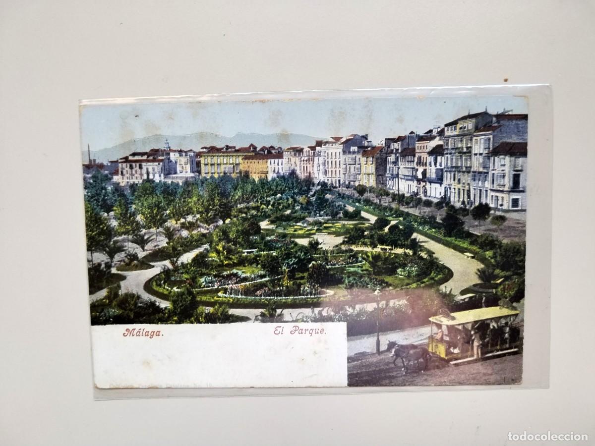 Postales: M&aacute;laga. El Parque. Principios XX. - Foto 1