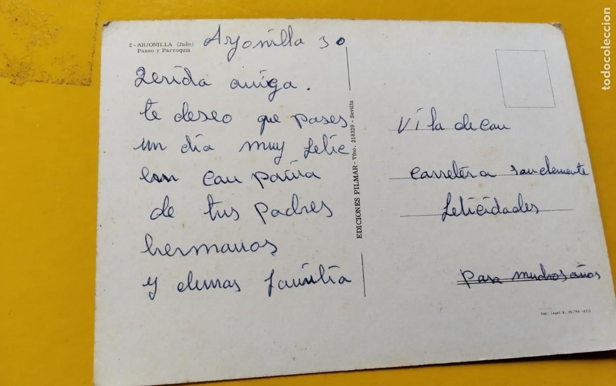 Postales: ARJONILLA , POSTAL ANTIGUA - Foto 3