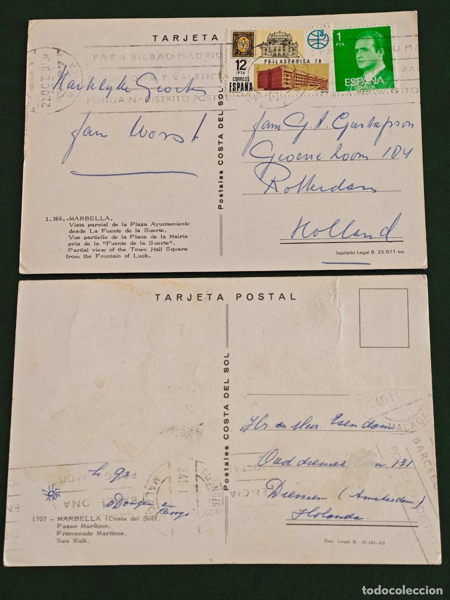 Postales: 2 Postales de Espa&ntilde;a Marbella - Foto 2