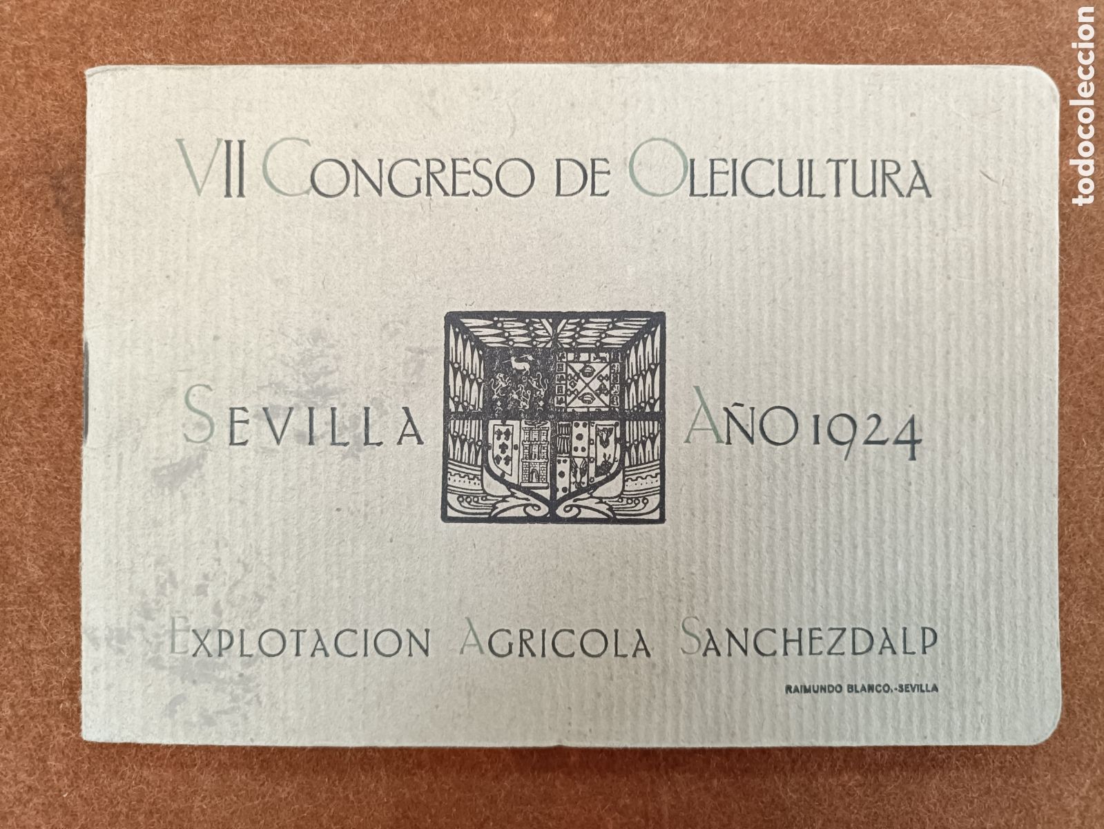 Postales: VII CONGRESO DE OLEICULTURA. VISTAS DE LA EXPLOTACION AGRICOLA SANCHEZDALP. SEVILLA, 1924