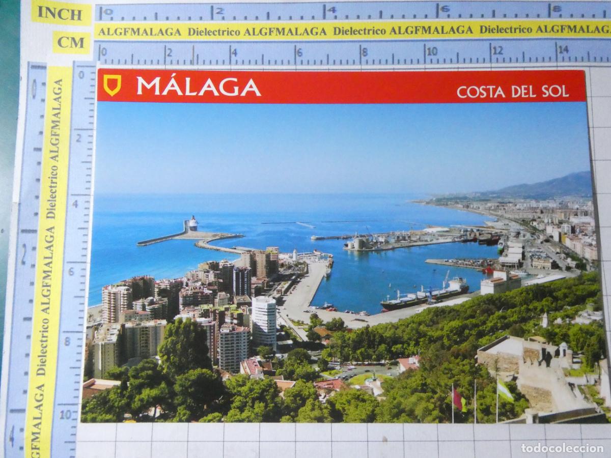 Postais: POSTAL DE M&Aacute;LAGA. PUERTO MUELLE UNO EN OBRAS. 76 DOMINGUEZ. 702