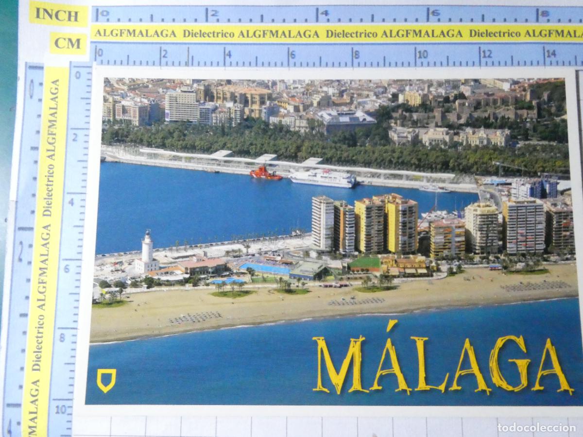 Postkarten: POSTAL DE M&Aacute;LAGA. PUERTO MALAGUETA REAL CLUB MEDITERRANEO BARCO ACCIONA FARO FAROLA . 703