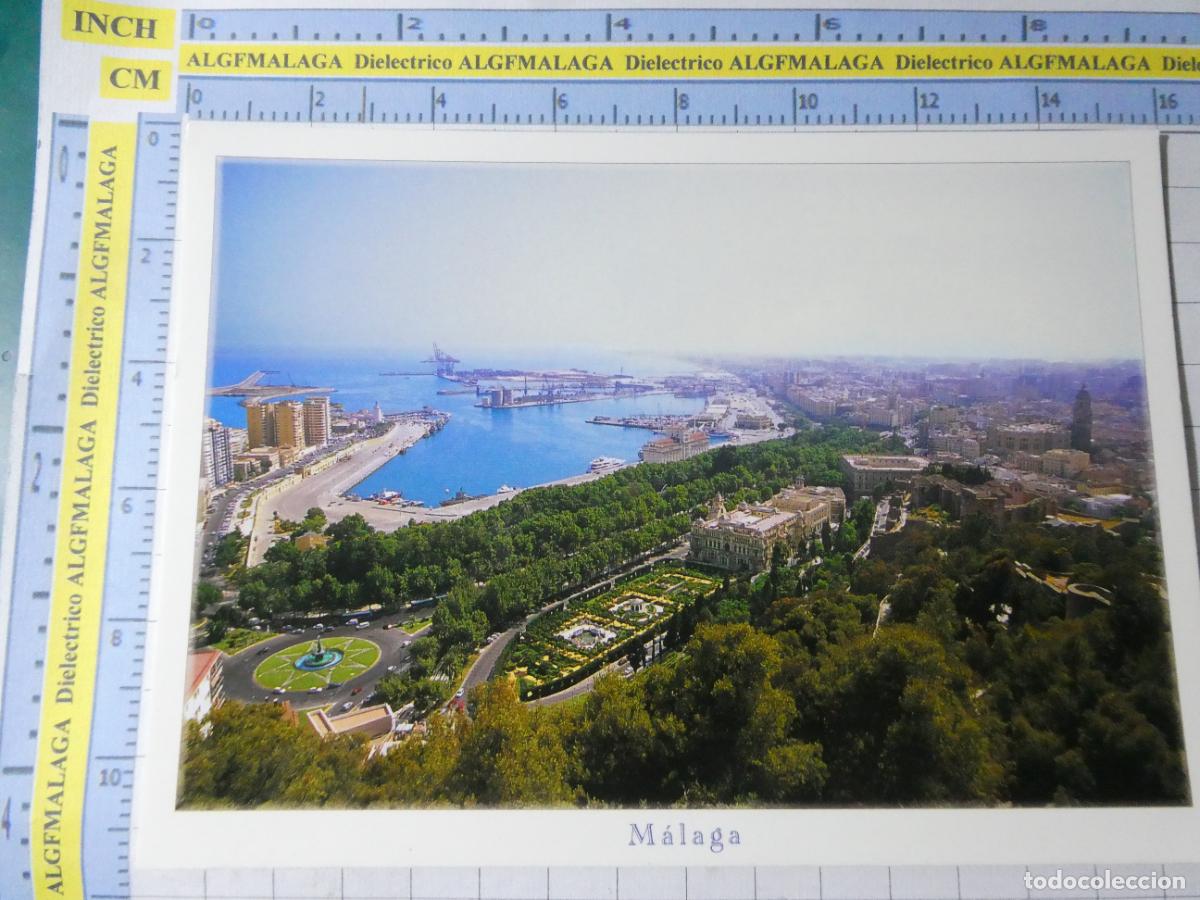 Postkarten: POSTAL DE M&Aacute;LAGA.PARQUE PUERTO AYUNTAMIENTO SILO 2295 GOMEZ . 705