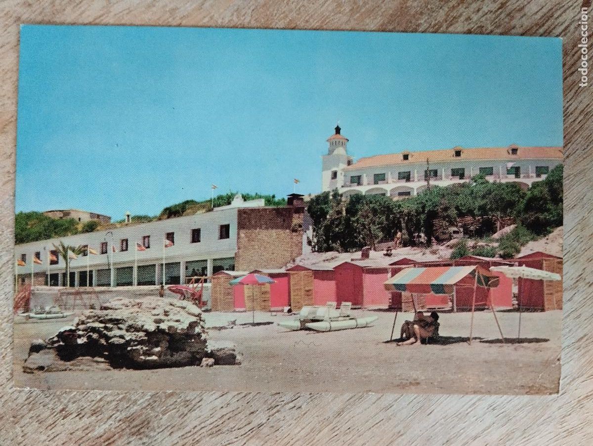 Cartoline: PUERTO SANTA MAR&Iacute;A CADIZ PLAYA FUENTEBRAVIA Y HOTEL - EDICION VALMAN