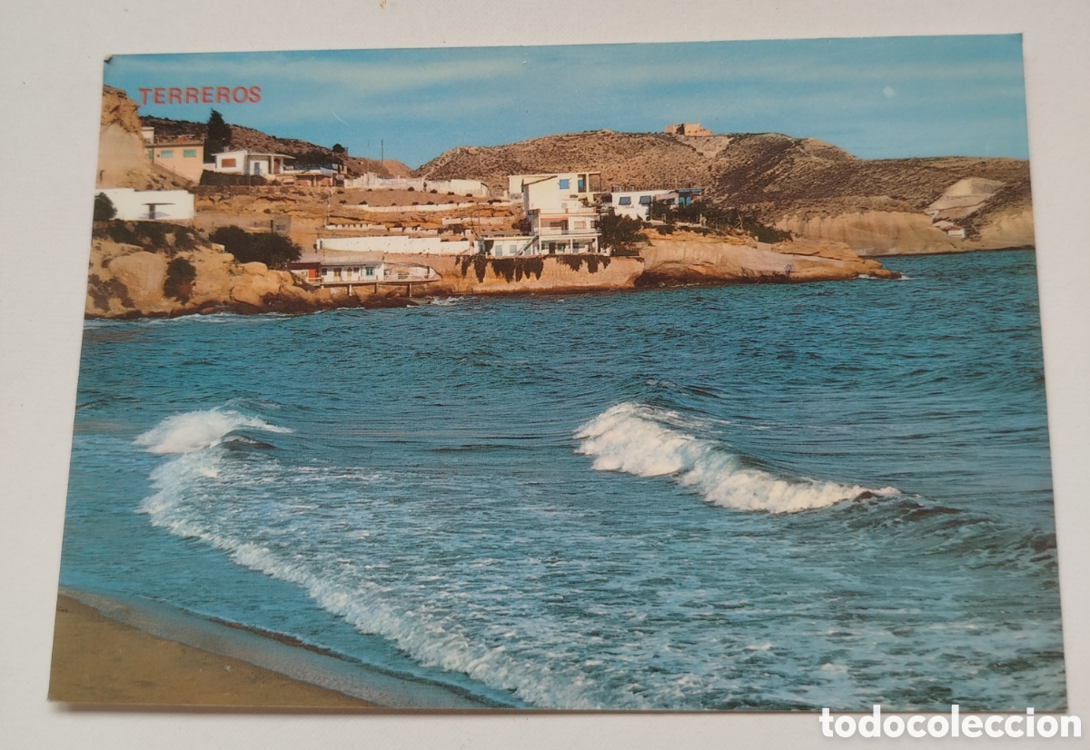 Postales: ALMERIA TERREROS postal playa a&ntilde;o 1980