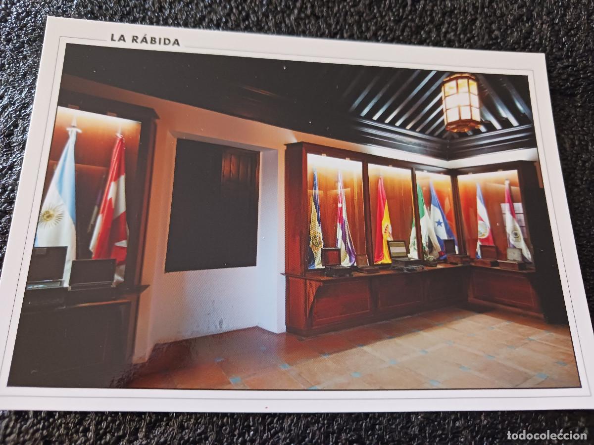 Cartes Postales: 589 monasterio de la rabida, sala de banderas y tierras, imp. san antonio