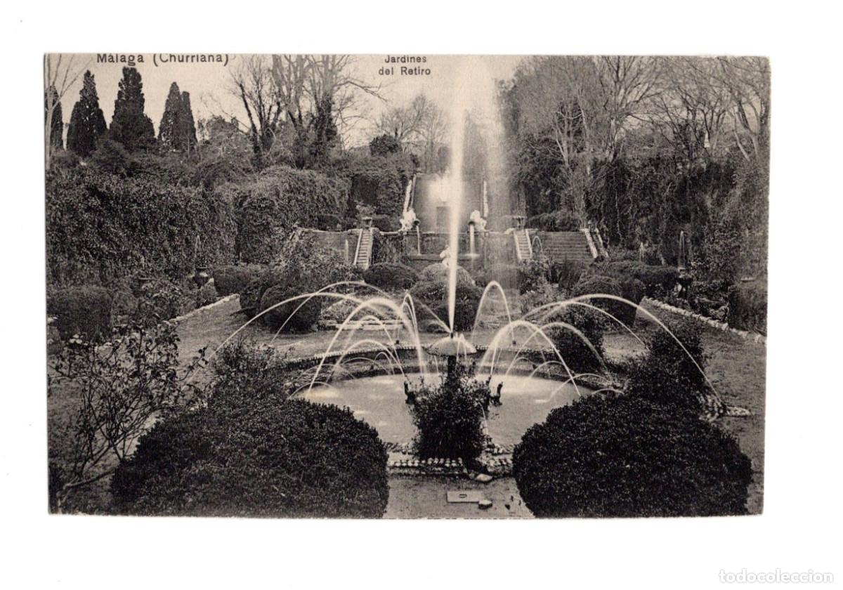 Postales: M&Aacute;LAGA.- JARDINES DEL RETIRO. - Foto 1