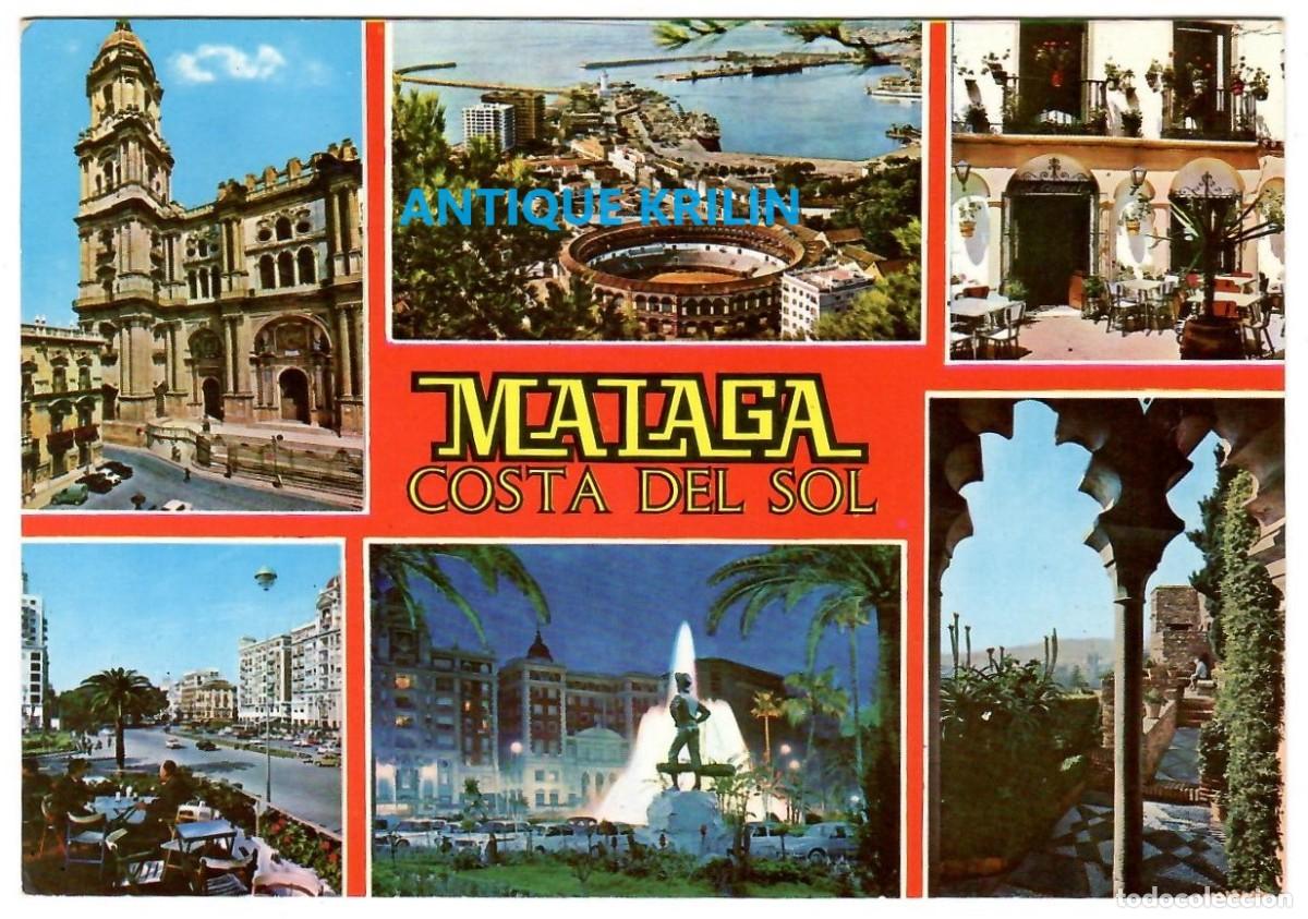 Postkarten: MALAGA N&ordm; 1276 VISTAS VARIAS / EDICION POSTALES COSTA DEL SOL / SIN CIRCULAR