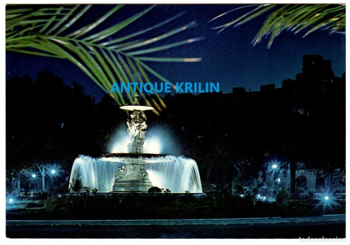 Postkarten: MALAGA N&ordm; 928 FUENTE DEL PARQUE / EDICION BEASCOA / SIN CIRCULAR