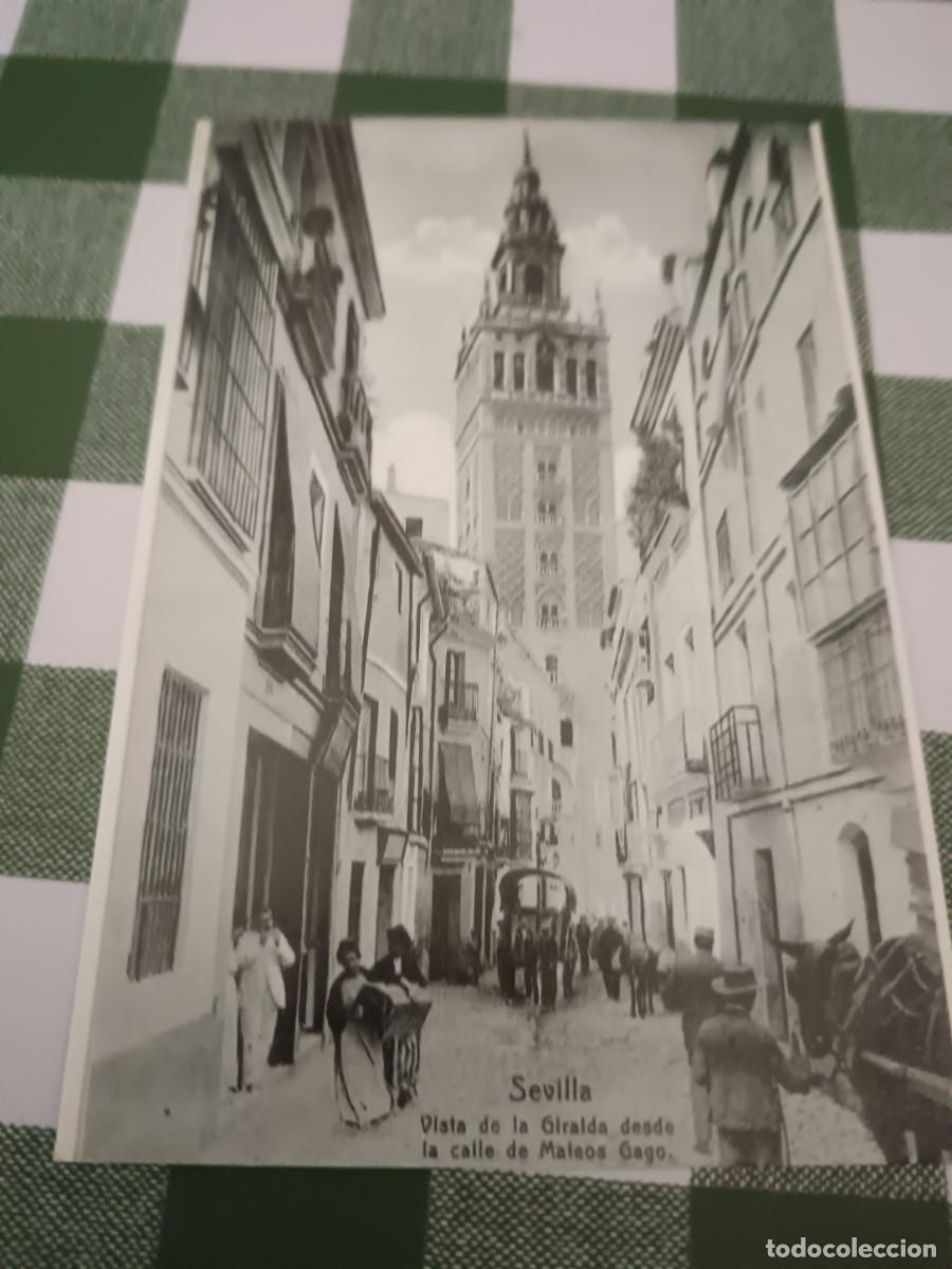 Postkarten: Magnifica Replicas Postales Antiguas de Sevilla &rdquo;Vista de la Catedral desde C/ Mateos Gago&rdquo;