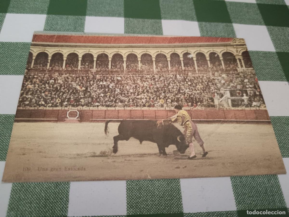 Cartes Postales: Magnifica Replicas Postales Antiguas de Sevilla &rdquo;En la Maestranza- Una gran estocada&rdquo;