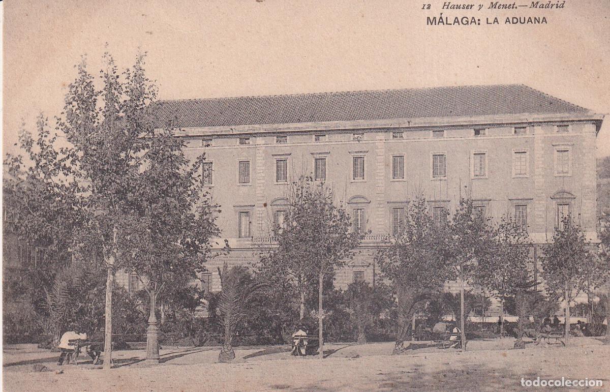 Postales: MALAGA LA ADUANA - HAUSER Y MENET - Foto 1