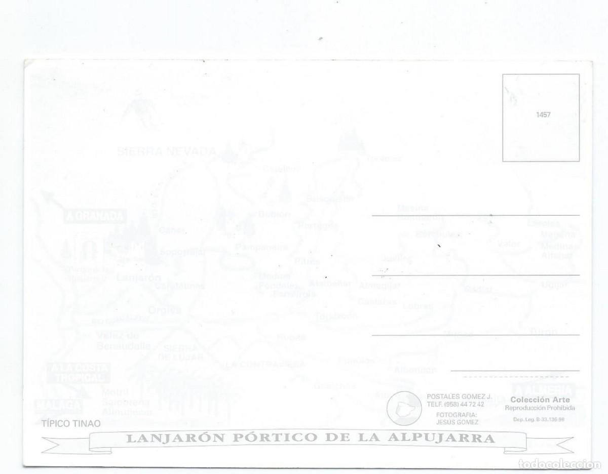 Postales: TIPICO TINAO.- LANJARON / GRANADA - Foto 2