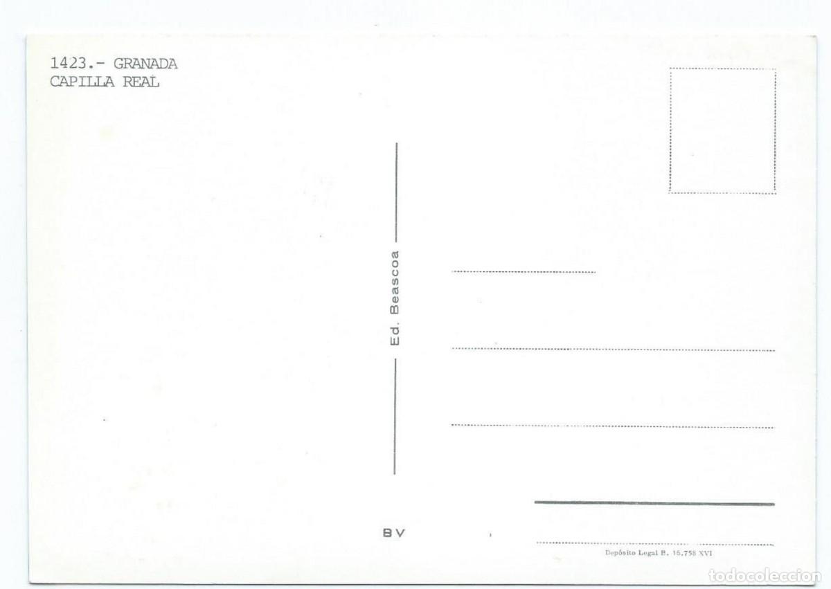 Postales: CAPILLA REAL.- GRANADA - Foto 2