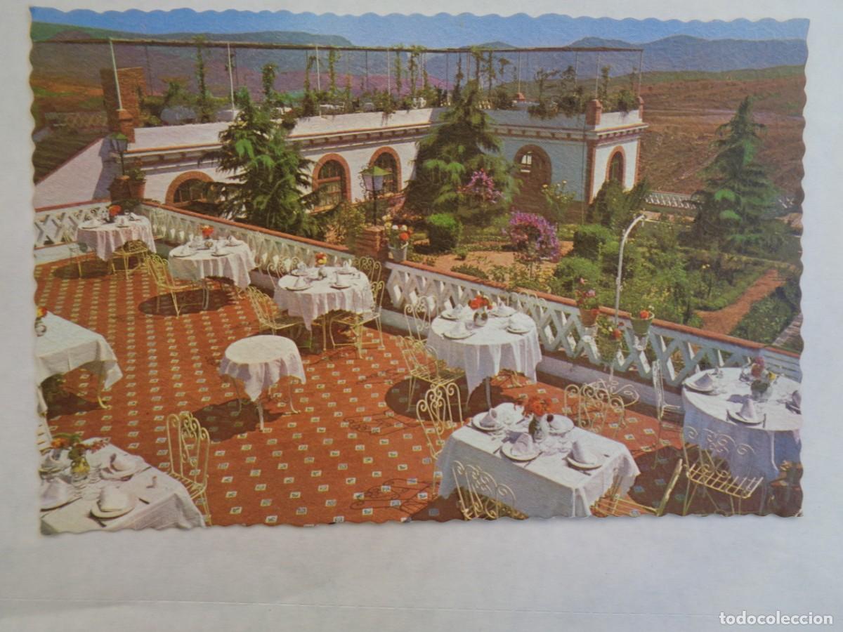 Cartoline: POSTAL DEL MESON HOTEL , SANTA ELENA ( JAEN ) : VISTA PARCIAL DE LAS TERRAZAS . A&Ntilde;OS 60