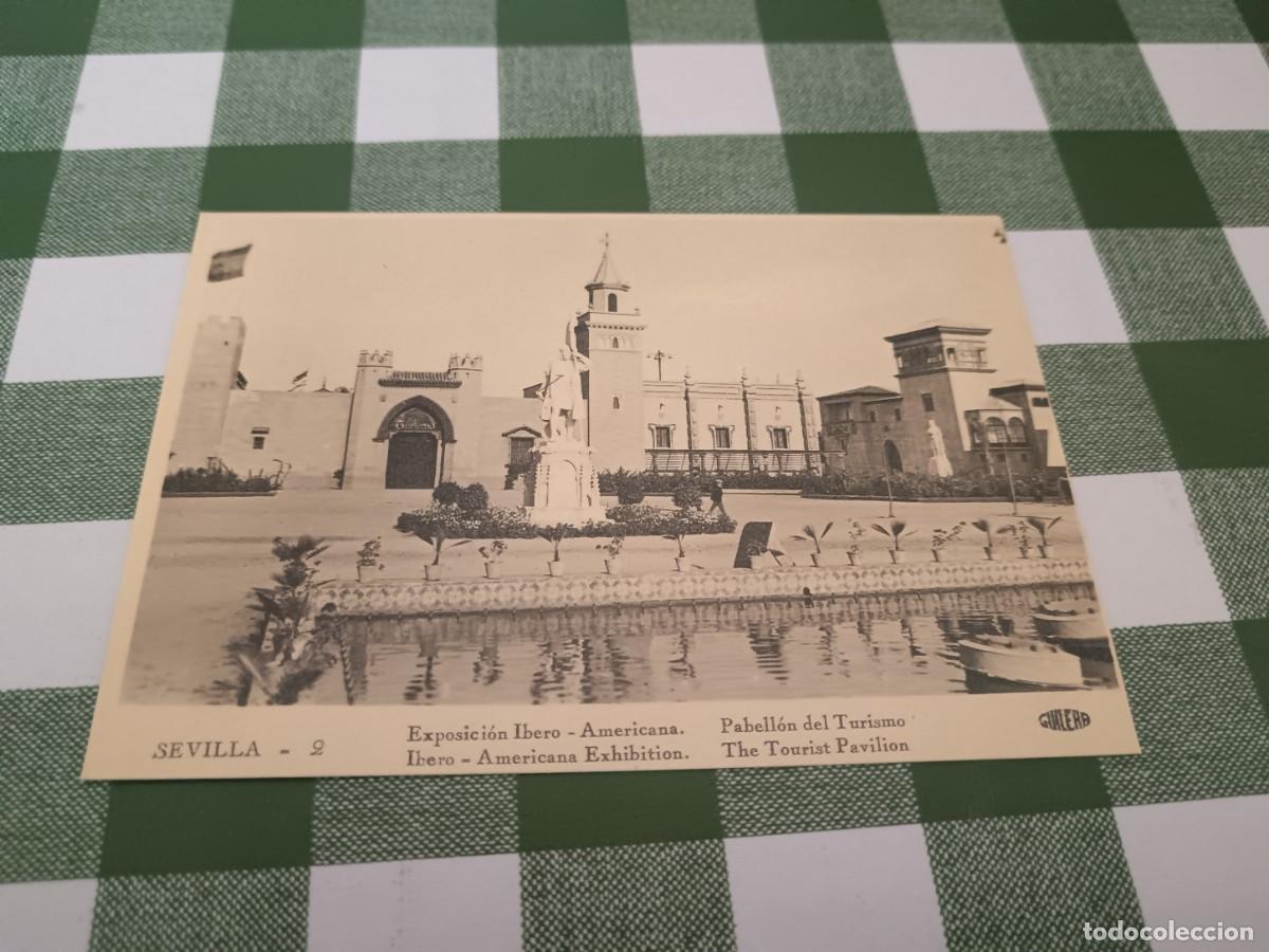 Postcards: Magnifica Replicas Postales Antiguas de Sevilla- Exposici&oacute;n Ibero Americana. Pabell&oacute;n de Turismo