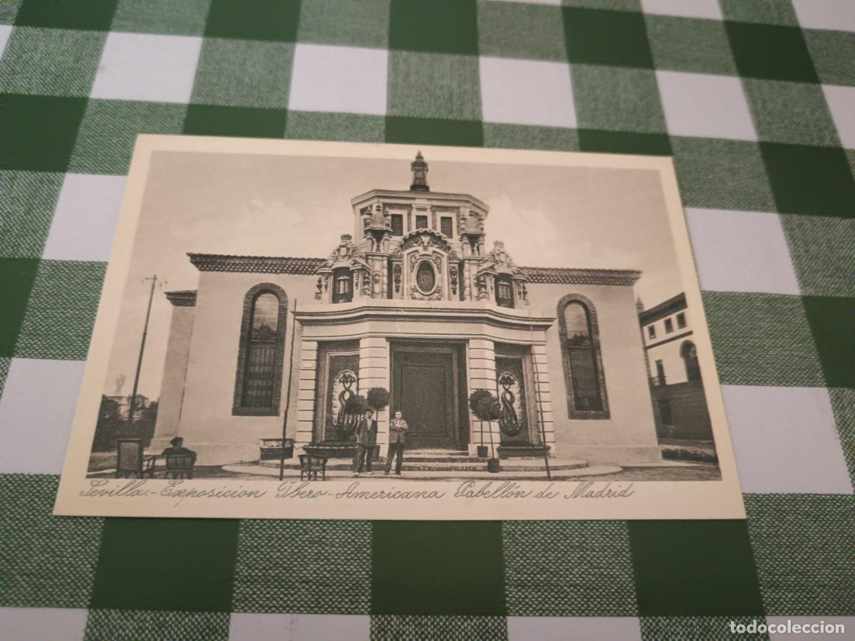 Postcards: Magnifica Replicas Postales Antiguas de Sevilla- Pabell&oacute;n de Madrid