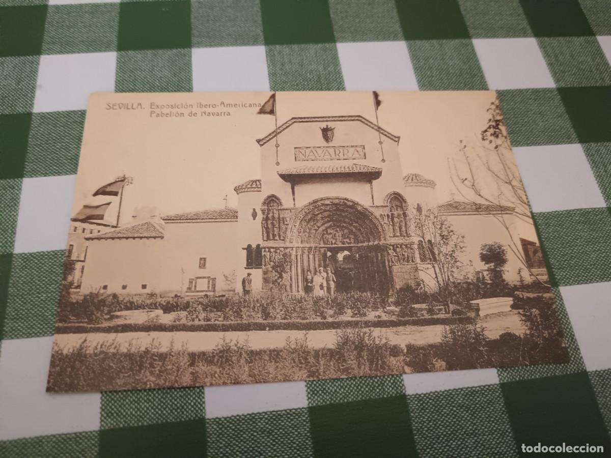 Postcards: Magnifica Replicas Postales Antiguas de Sevilla- Pabell&oacute;n de Navarra
