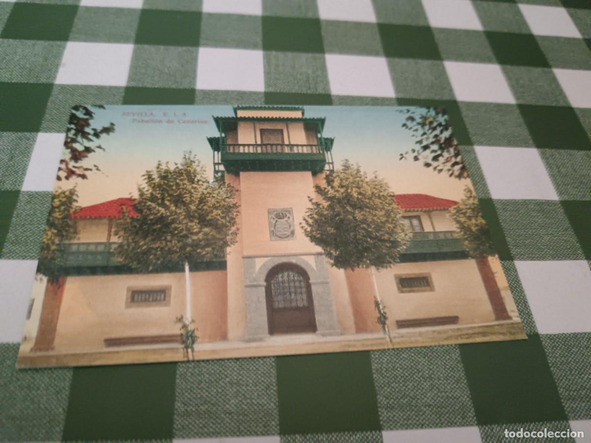 Postcards: Magnifica Replicas Postales Antiguas de Sevilla- Pabell&oacute;n de Canarias
