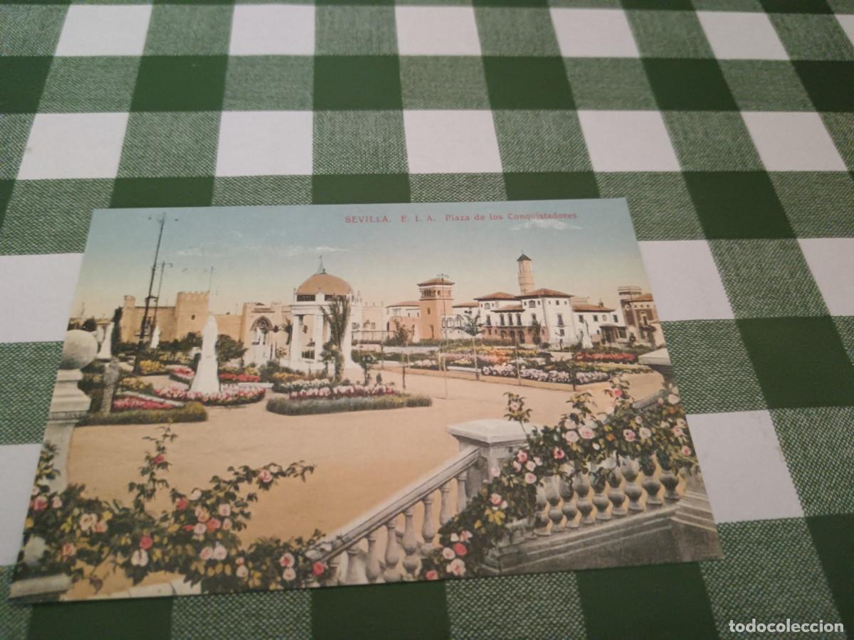 Postcards: Magnifica Replicas Postales Antiguas de Sevilla- Pabell&oacute;n de los Conquistadores