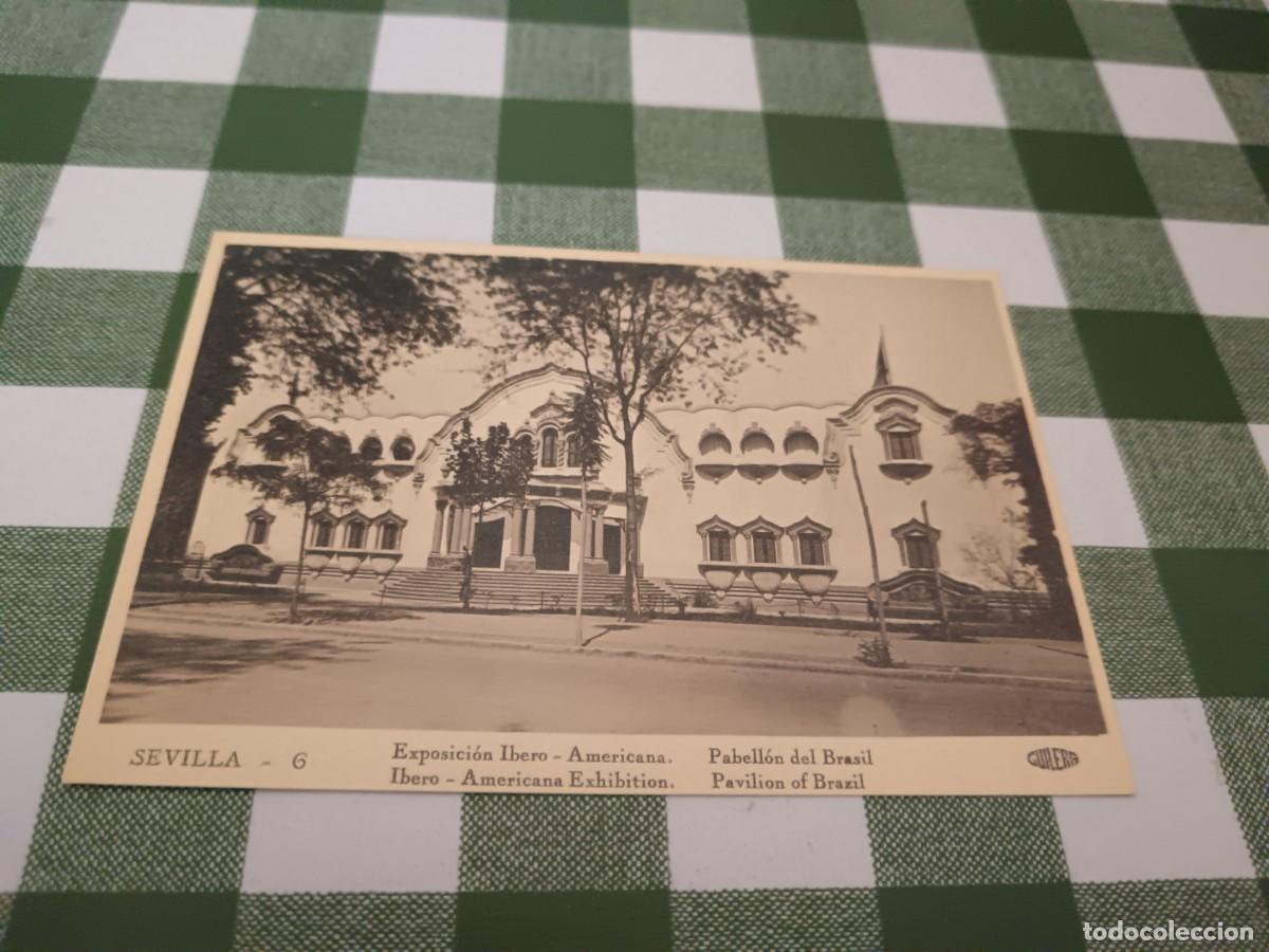 Postcards: Magnifica Replicas Postales Antiguas de Sevilla- Pabell&oacute;n de Brasil