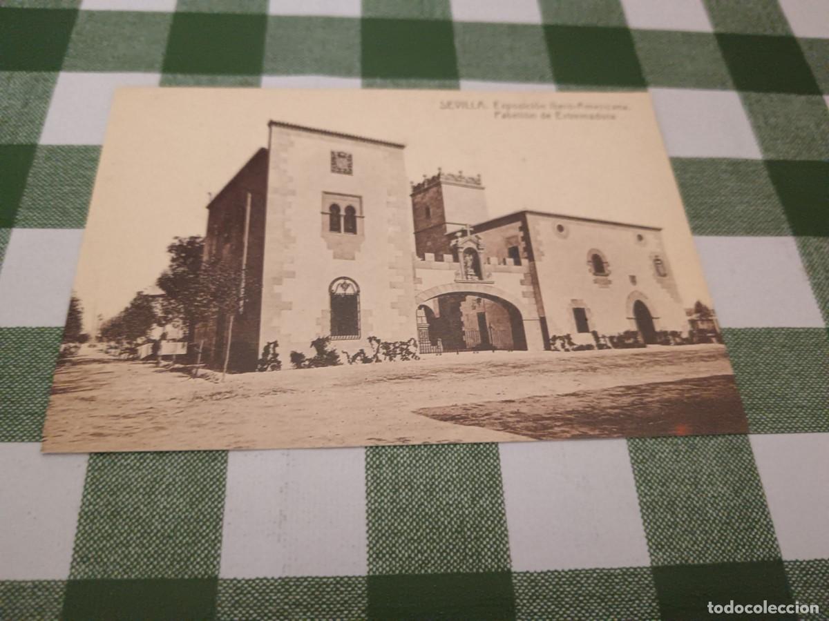 Postcards: Magnifica Replicas Postales Antiguas de Sevilla- Pabell&oacute;n de Extremadura