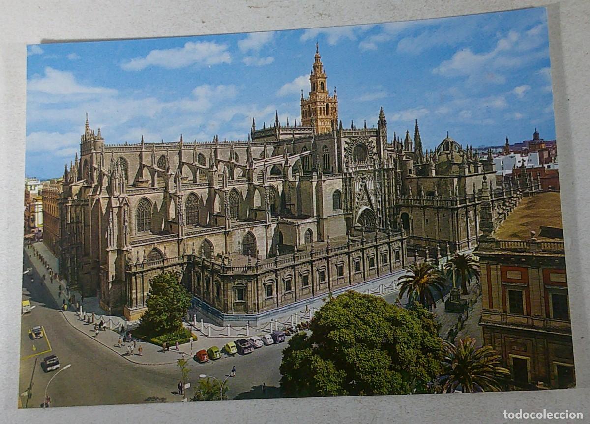 Postcards: ANTIGUA POSTAL CPSM, CATEDRAL DE SEVILLA, CON PUBLICIDAD, VER FOTOS