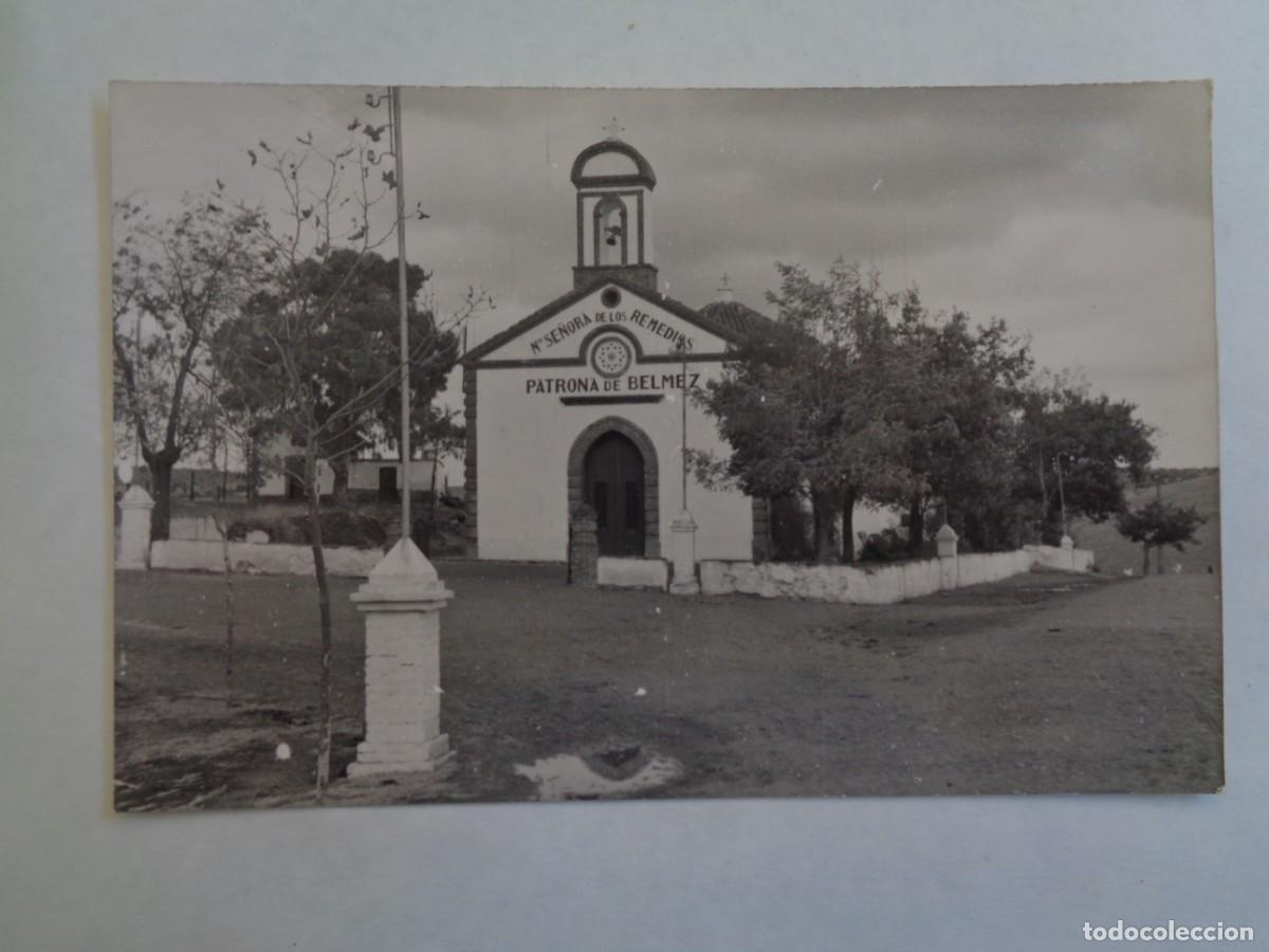 Cartes Postales: POSTAL DE BELMEZ ( CORDOBA ): ERMITA N&ordf; S&ordf; DE LOS REMEDIOS . A&Ntilde;OS 50, EXCLUSIVA PAPELERIA PEREA