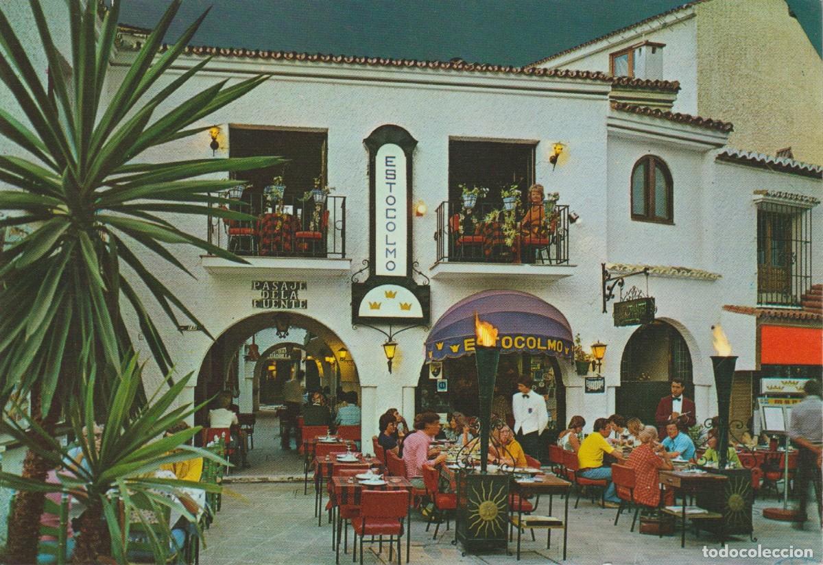 Postcards: () ORREMOLINOS. LA NOGALERA. RESTAURANTE ESTOCOLMO ... SIN CIRCULAR