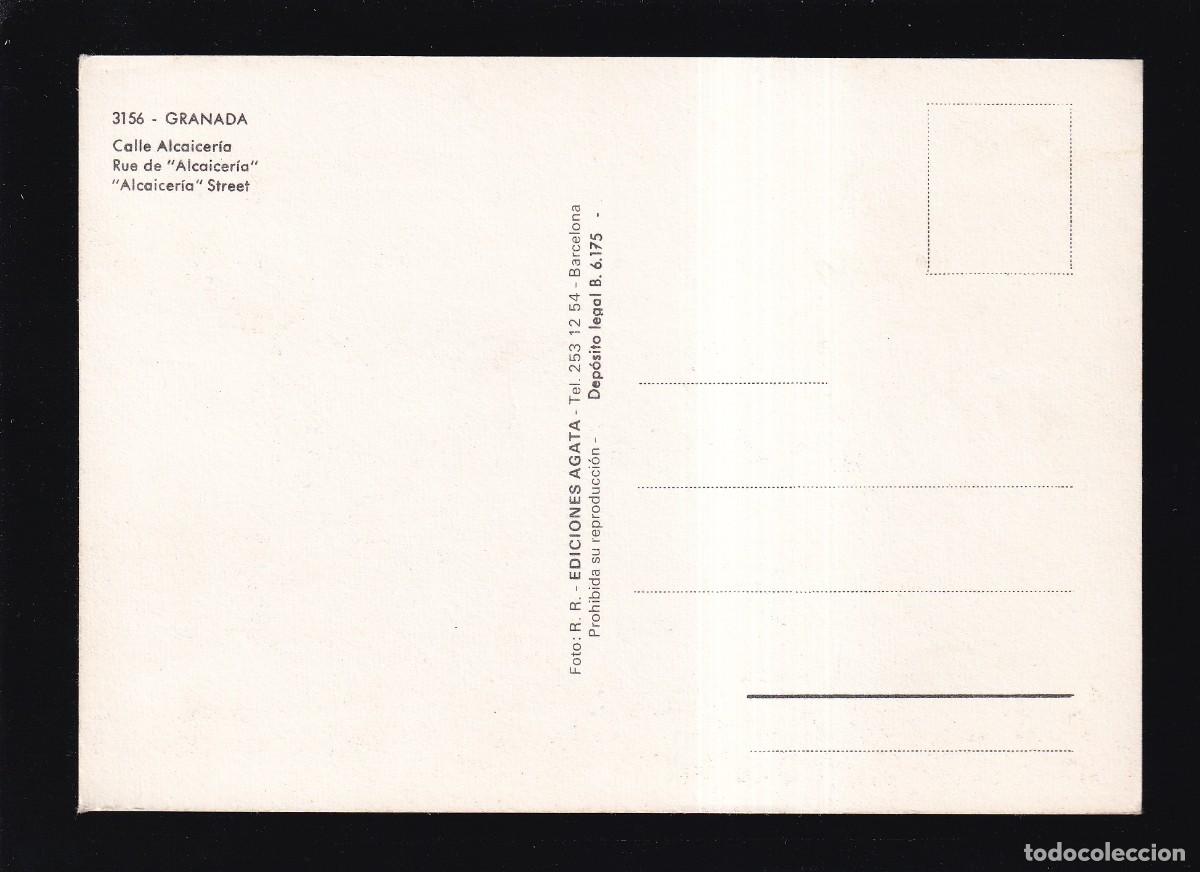 Postales: Granada. Ed. &Aacute;gata n&ordm; 3156. Nueva. - Foto 2