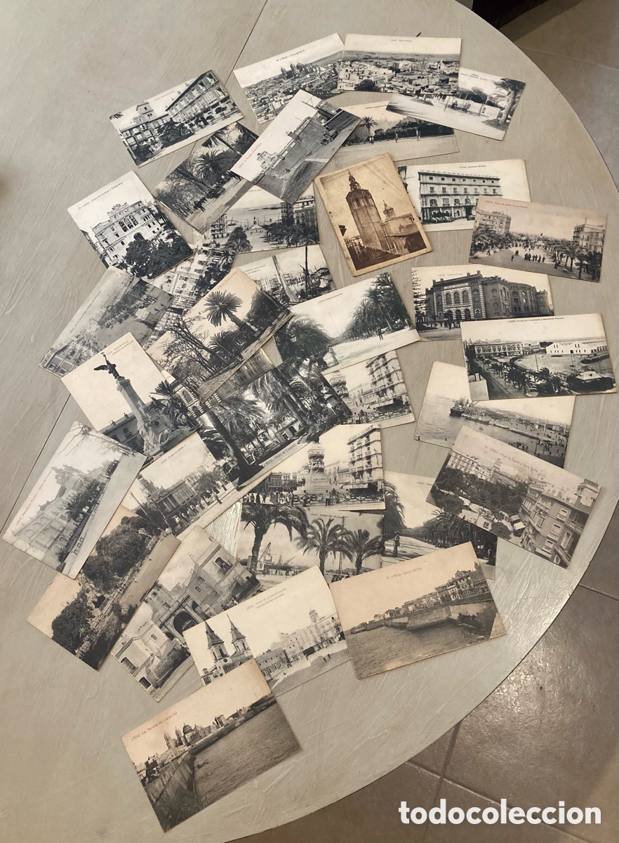 Postcards: Postales antiguas de monumentos de Cadiz