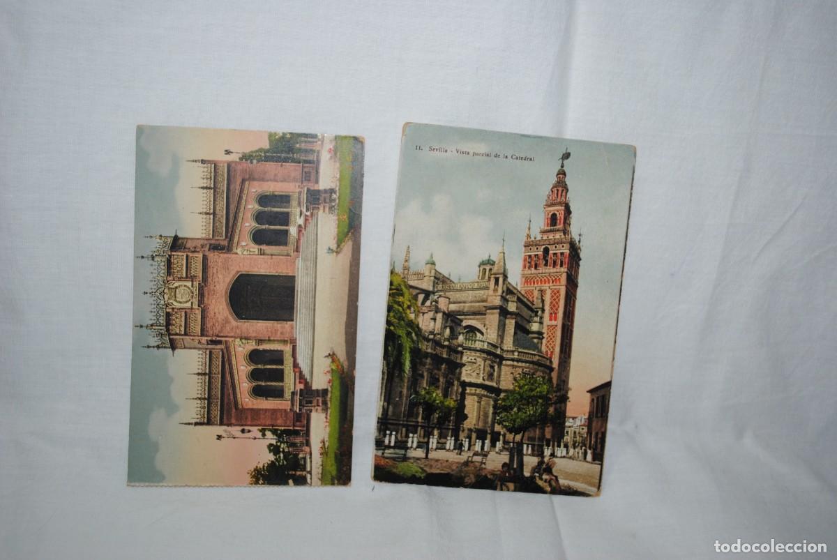 Postales: SEVILLA , LOTE DE DOS POSTALES - Foto 1