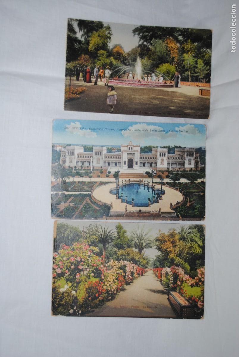 Postales: SEVILLA , LOTE DE TRES POSTALES . - Foto 1